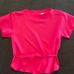 Hot Pink Blouse by Lady Manhattan